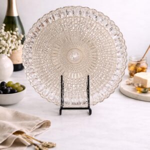 Cut Crystal Charger Plate – Clear