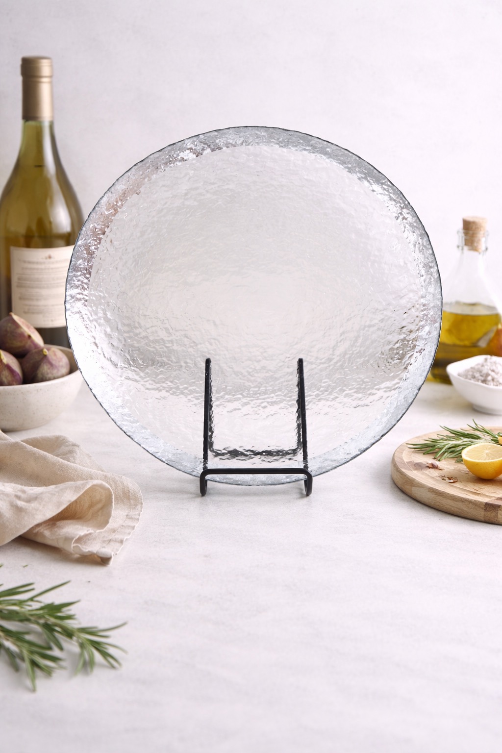 Textured Charger Plate – Silver