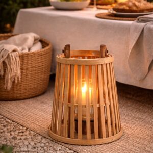 Wood Lantern – Natural