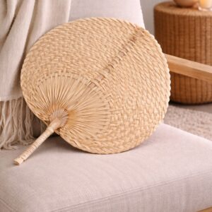 Woven Hand Fan – Natural