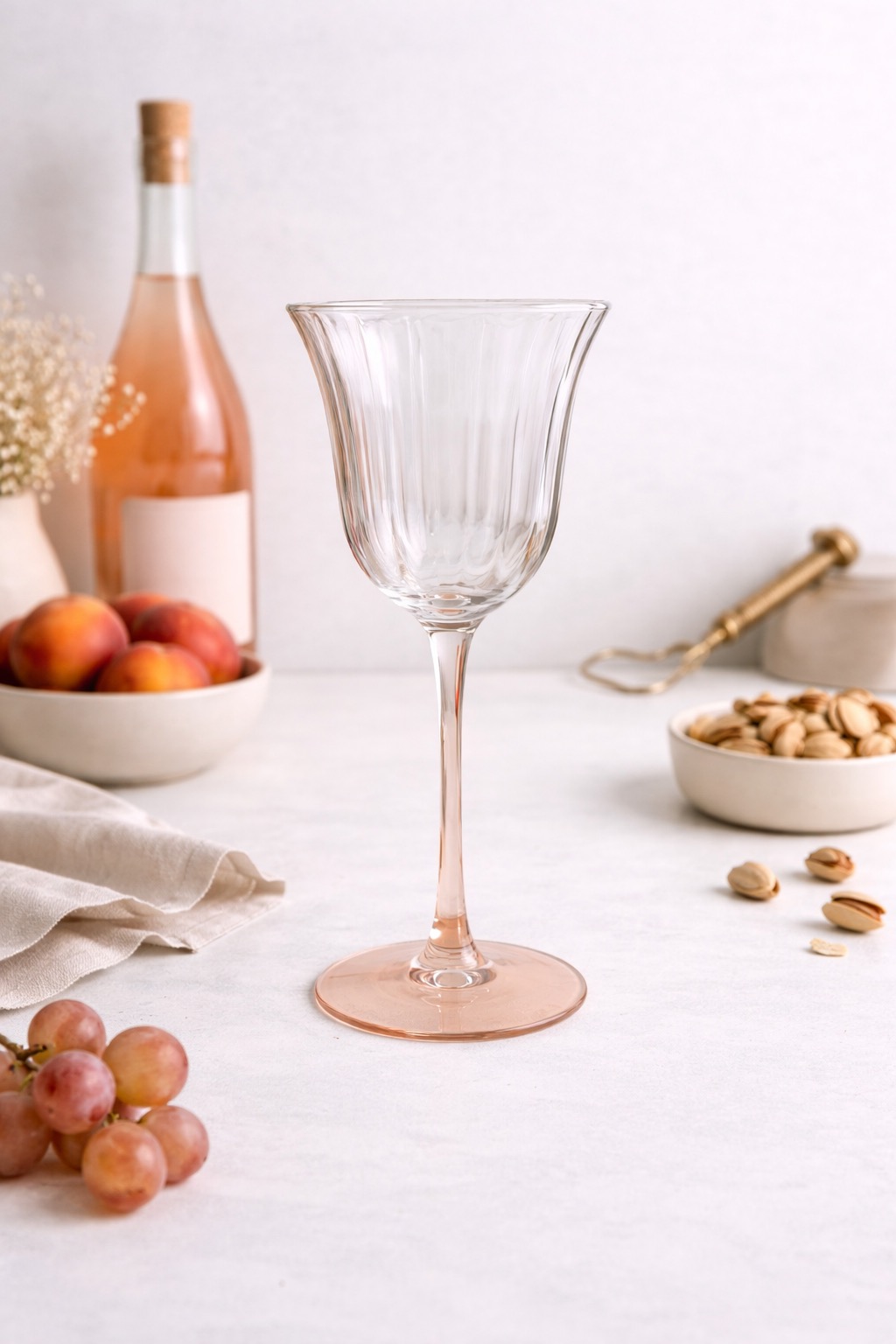 The Blush Glass- soft rose