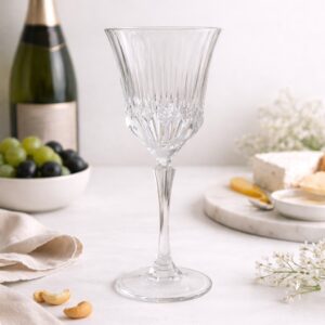 Cut Crystal Wine Glass – Clear